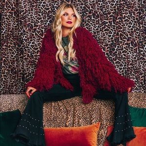 Mollie Jacket Garnet Shag Show Me Your Mumu